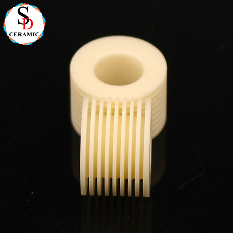 Custom High Precision CNC Machining Alumina Ceramic Parts Machined Engineering Ceramic Accessory