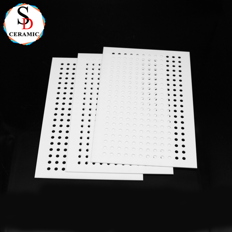 Heating Al2O3 Ceramic Thin Sheet Porous Alumina Substrate Plate Aluminum Oxide Plate