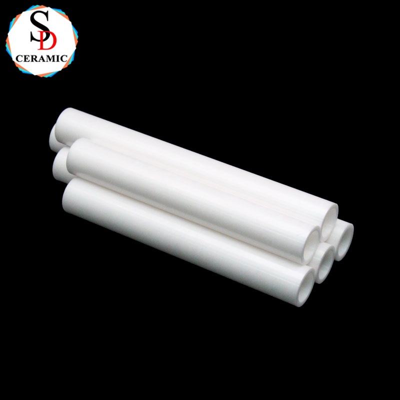 High Wear Resistance Zirconia Ceramic Tube ZrO2 Ceramic Pipe