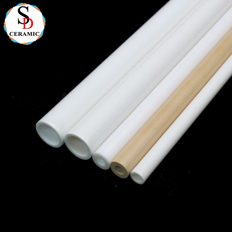 High Wear Resistance Zirconia Ceramic Tube ZrO2 Ceramic Pipe