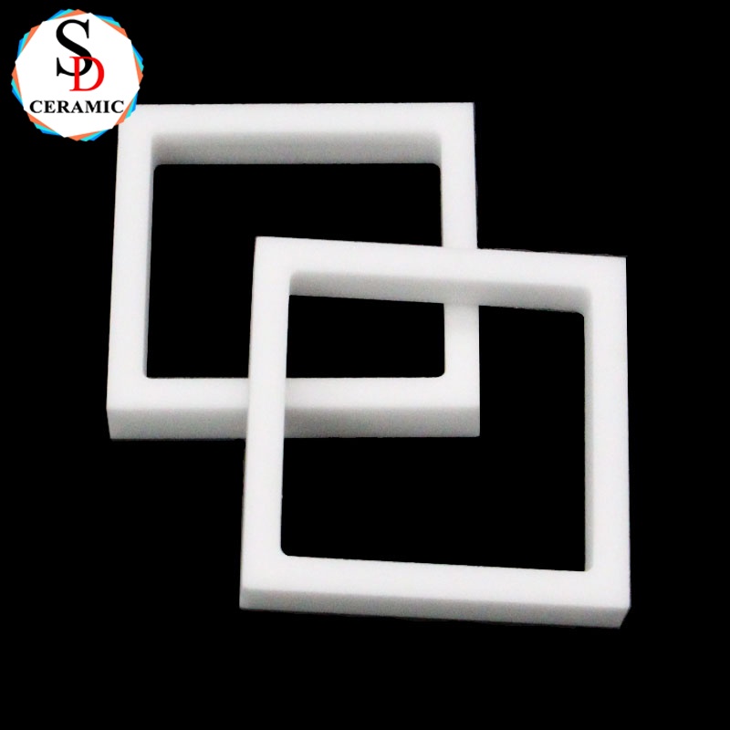 Durable Zirconia Ceramic Ring for High Temperature Insulation Square Ceramic Ring