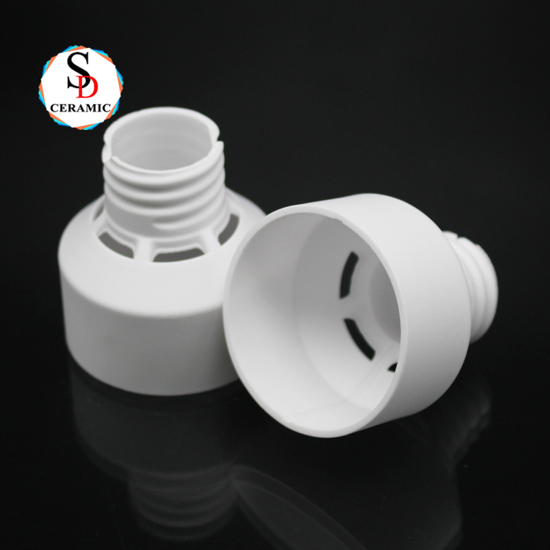 Industrial Ceramics Strong Insulation 95 Alumina Ceramic Lamp Holder