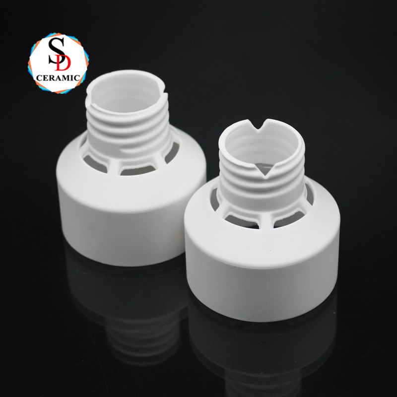 Industrial Ceramics Strong Insulation 95 Alumina Ceramic Lamp Holder