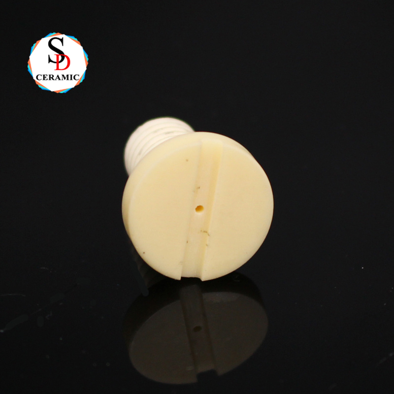 Environmentally Friendly and Heat-resistant 99 Alumina Ceramic Bolt for Machining Injection