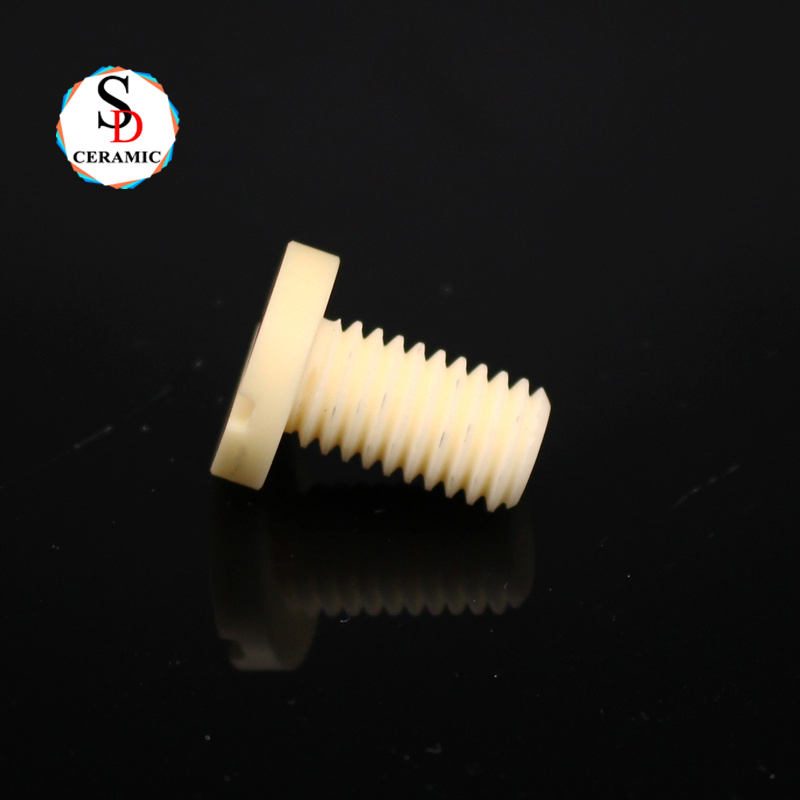 Environmentally Friendly and Heat-resistant 99 Alumina Ceramic Bolt for Machining Injection