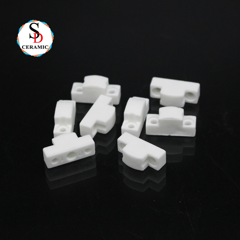 Heat-conducting Porous T-shaped 95 Alumina Ceramic Block Support Customization
