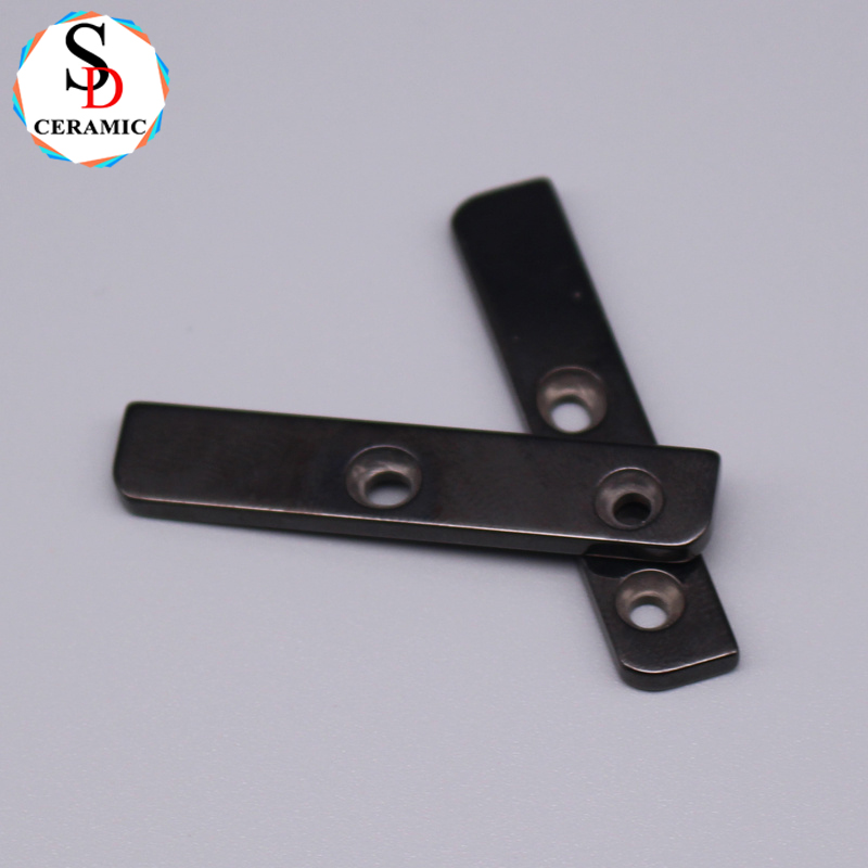 High Abrasion Resistant Silicon Nitride Ceramic Strip Sheet with Double Hole for Precision Applications