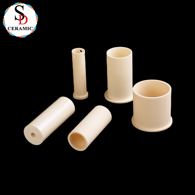 Fine Machining 99 Al2O3 Thermocouple Ceramic Protection Tube Alumina Tubes