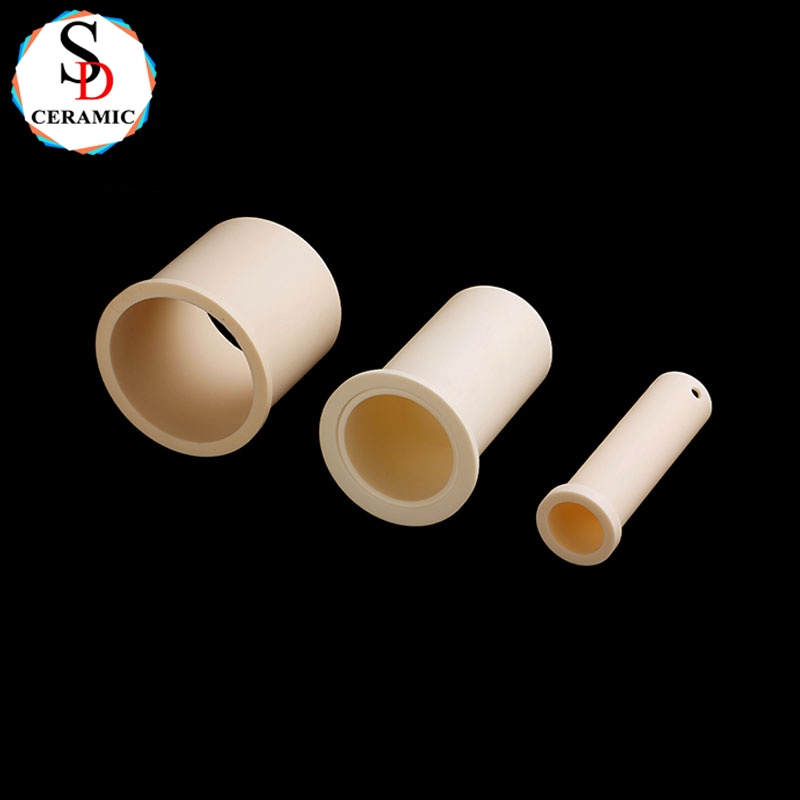 Fine Machining 99 Al2O3 Thermocouple Ceramic Protection Tube Alumina Tubes