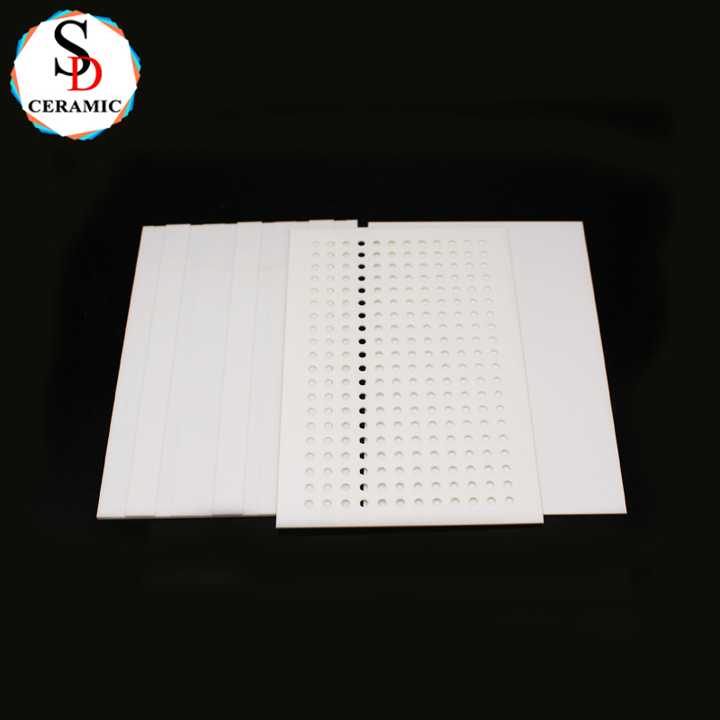 Heating Al2O3 Ceramic Thin Sheet Porous Alumina Substrate Plate Aluminum Oxide Plate