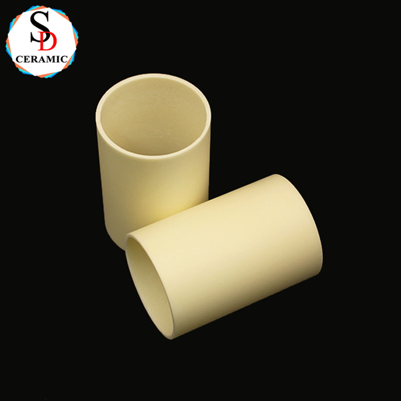 High Strength 99 Alumina Ceramic Tube Spare Components Alumina Tube Price