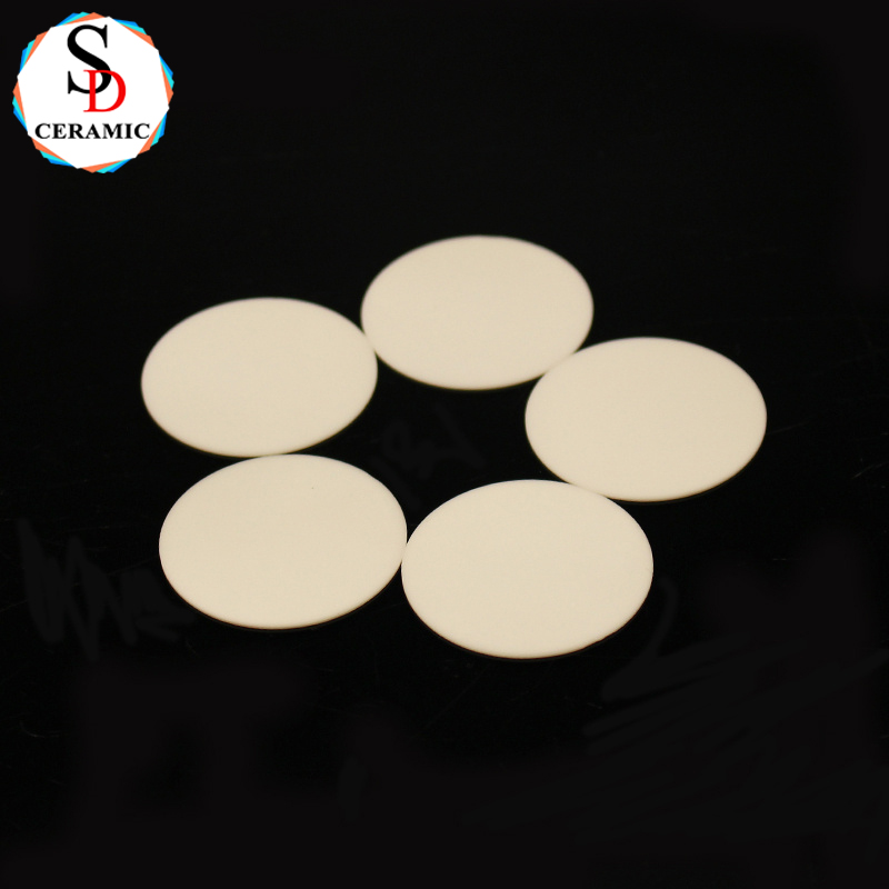 Custom 95 99 Al2o3 Alumina Ceramic Chip Round Plate Alumina Sheets