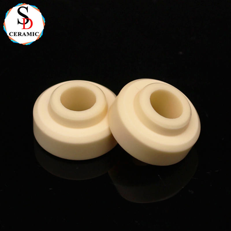 Wear Resistant 99 Alumina Ceramic Head Bead Insulator for Industrial Sensors Electronics