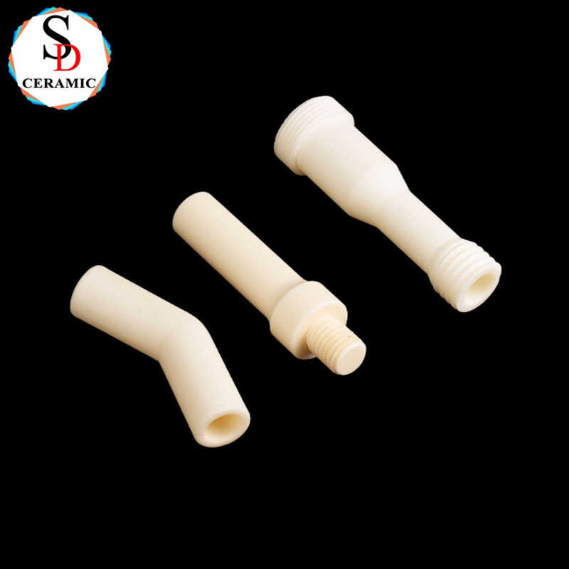 High Temperature 99% Al2o3 Alumina Ceramic Tube Ceramic Lined Pipe