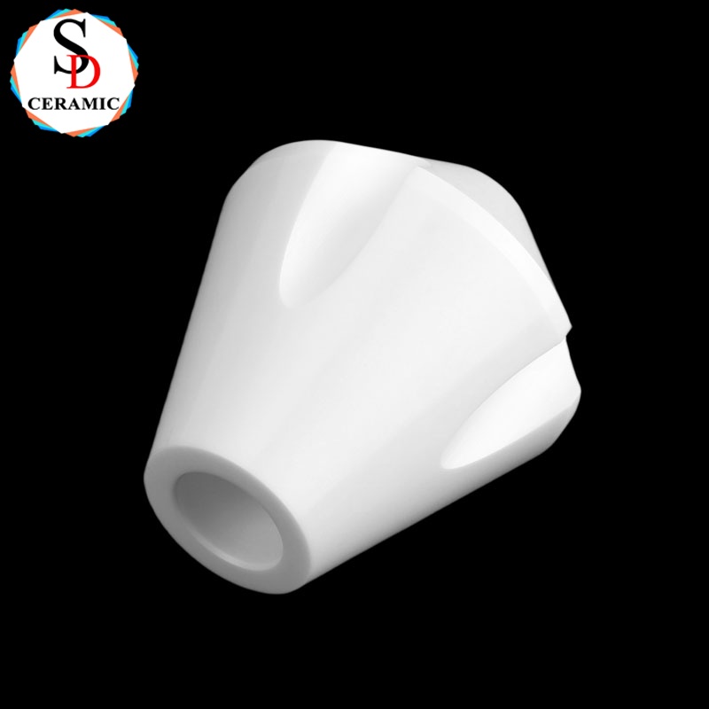 Customize Ceramic Alumina Ceramic Bushing Anti-oxidation Ceramic Parts for Electronic Semiconductor Industry