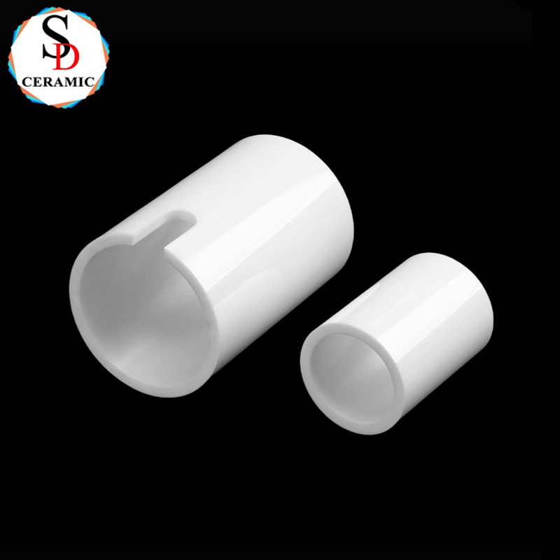 Customize Ceramic Alumina Ceramic Bushing Anti-oxidation Ceramic Parts for Electronic Semiconductor Industry