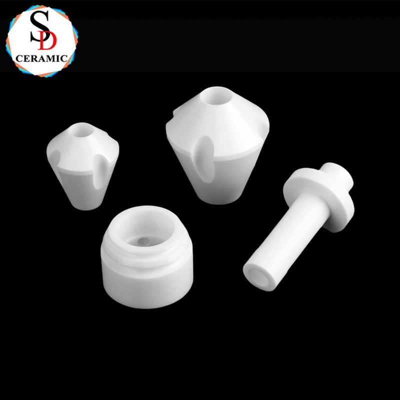 Customize Ceramic Alumina Ceramic Bushing Anti-oxidation Ceramic Parts for Electronic Semiconductor Industry