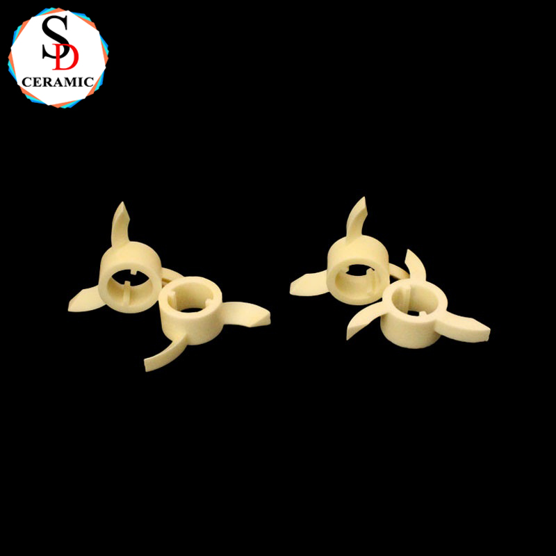 Customize Alumina Ceramic Stirring Shaft Alkali Resistant Ceramic Components for Sale