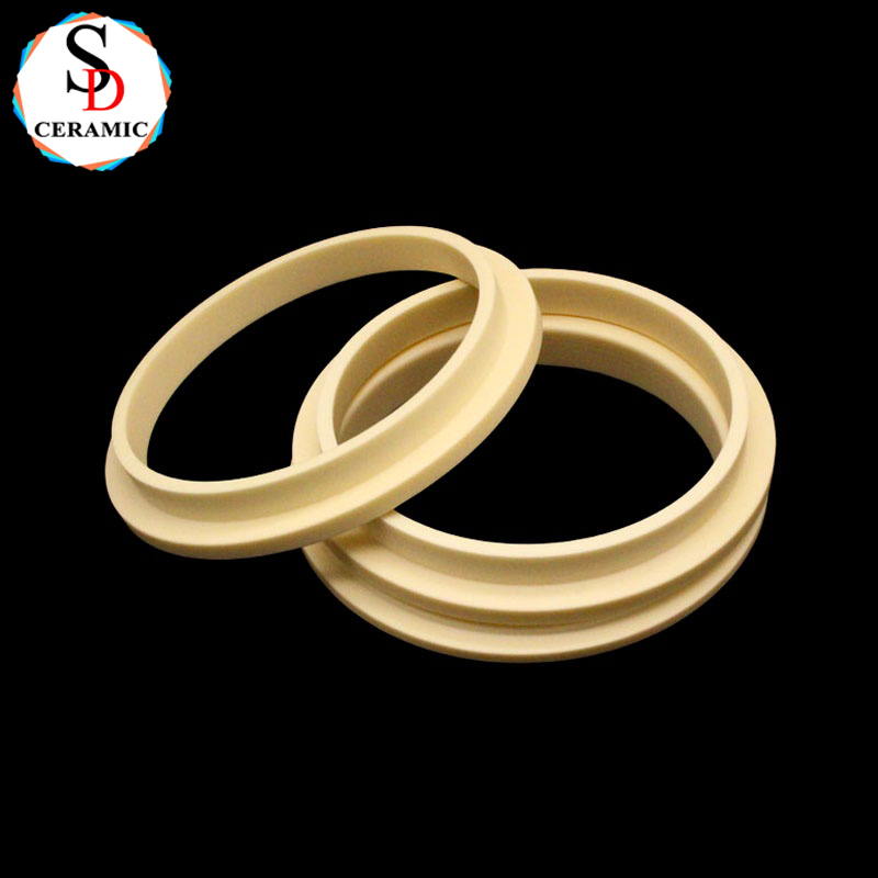 Alumina Ceramic Corrosion Resistant Ceramic Ring of Etch Chamber Anti-static Ceramic Seal Ring / Seal for Lithium Battery