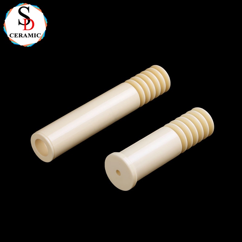 Alumina Ceramic High Bending Strength Ceramic Tube/Shaft High Insulation Resistance Ceramic Parts