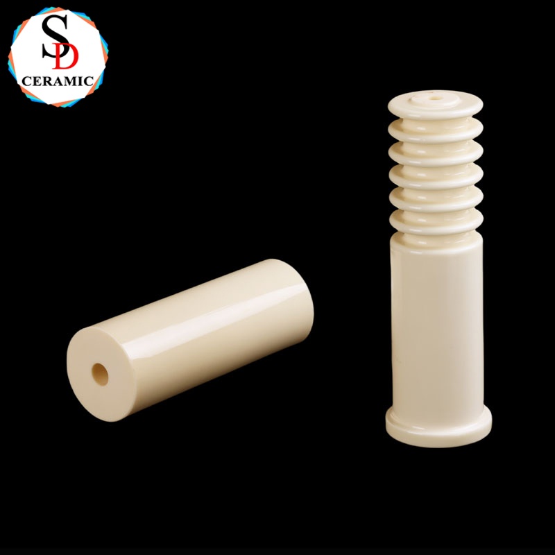 Alumina Ceramic High Bending Strength Ceramic Tube/Shaft High Insulation Resistance Ceramic Parts