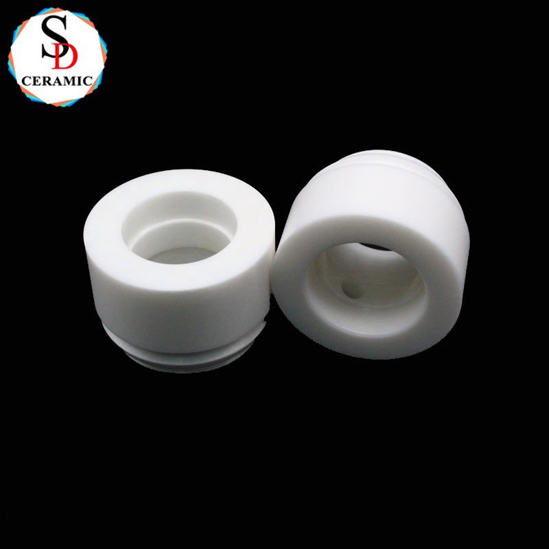 Customize Ceramic Corrosion Resistant Ceramic Bushing High Insulation Ceramic Parts for Wafer Protective Film Slitter