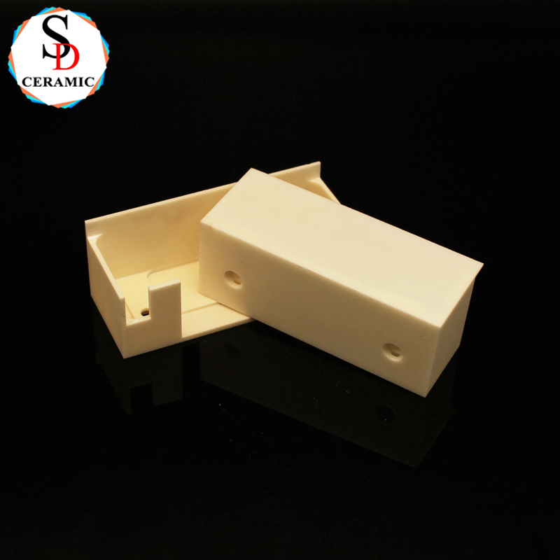 Customize Ceramic Thermal Shock Resistant Ceramic Blocks Non Magnetic Ceramic Parts for Semiconductor Equipment