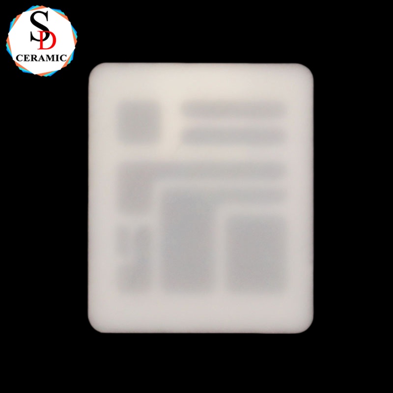 Thickness 1mm Alumina Ceramic Double-Sided Copper Clad Plate Al2O3 Metallized Sheet