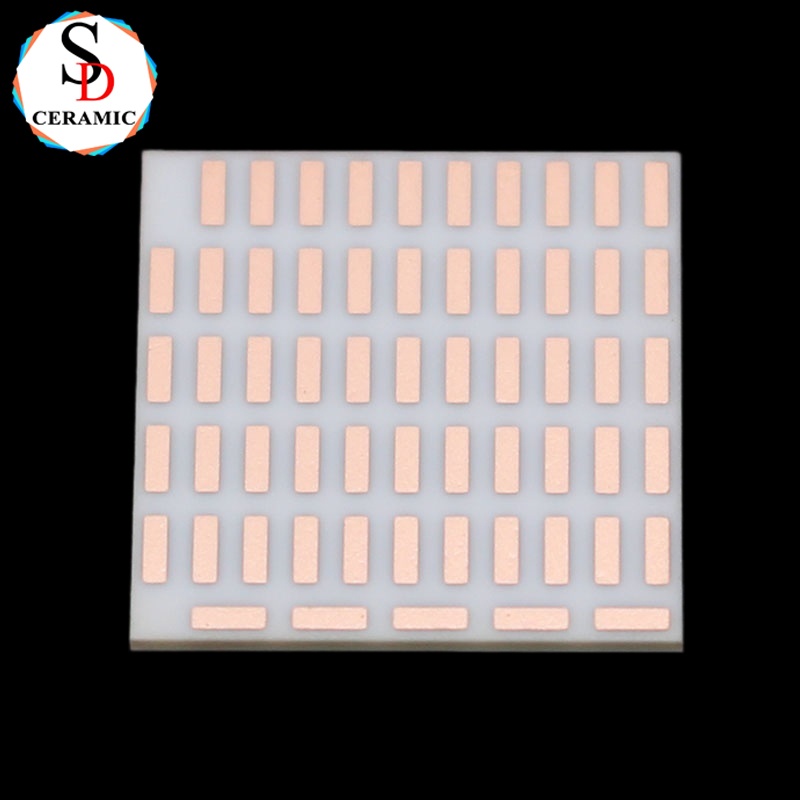 Metallized Al2O3 Ceramics Substrate Ni/Au Plating