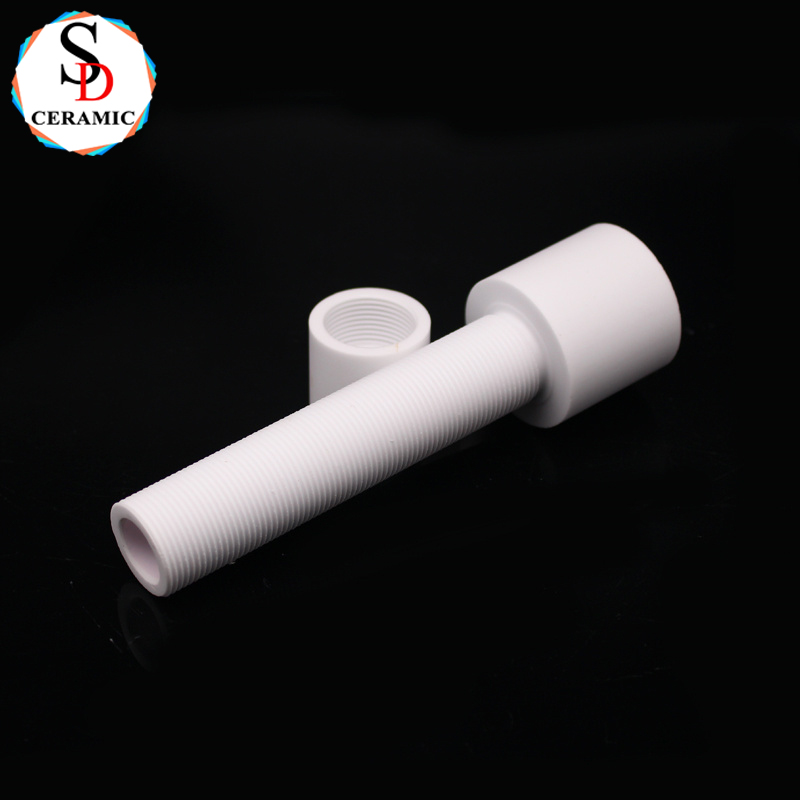 Wear-Resistant 95 Alumina Ceramic Screw Insulator Bolt
