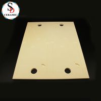 Industrial 99% Alumina Ceramic Sheet Board  Al2O3 Big Ceramic Plate
