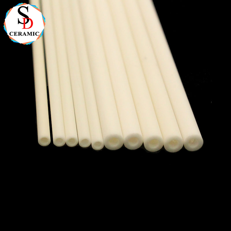 Customized Machining High Quality Ceramic Parts 99% Alumina Ceramic Tube Al2O3 Ceramic Pipe