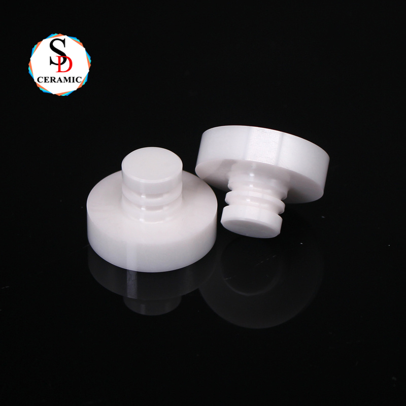 Customized Structural Ceramics Good Insulation Zirconia Ceramic Roller Piston ZrO2 Ceramic Parts