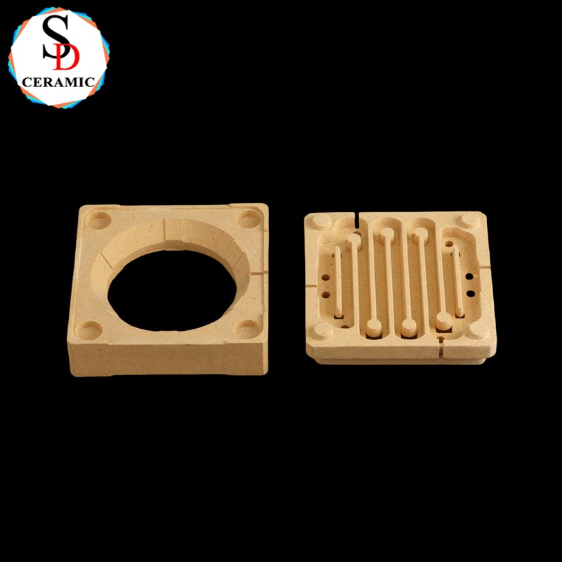 Custom Sized Excellent Thermal Shock Resistance Cordierite Ceramic Blocks