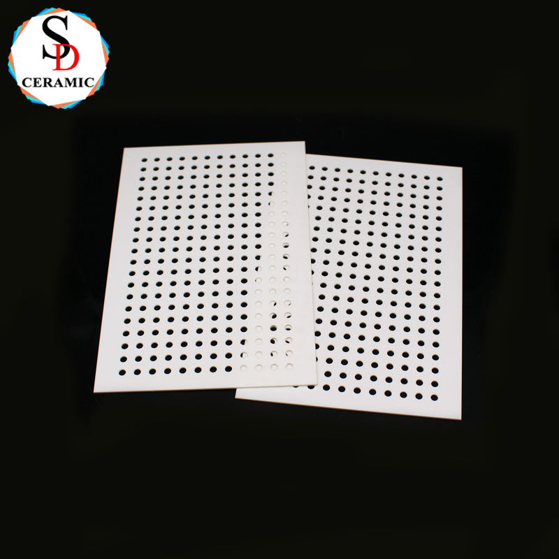 Heating Al2O3 Ceramic Thin Sheet Porous Alumina Substrate Plate Aluminum Oxide Plate