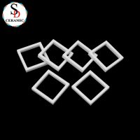 Durable Zirconia Ceramic Ring for High Temperature Insulation Square Ceramic Ring