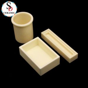 High Temperature Resistant 99 Alumina Ceramic Crucible for High Temperature Heat Treatment