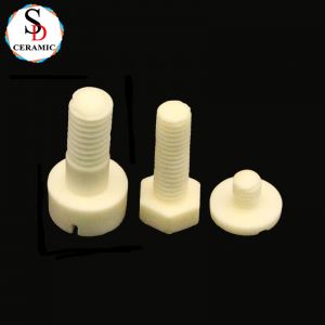 Insulating Ceramic Bolt 99% Alumina Screws and Alumina Ceramic Nut