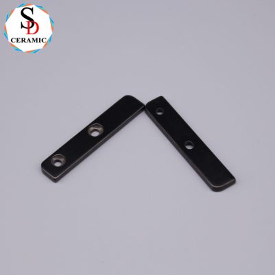 High Abrasion Resistant Silicon Nitride Ceramic Strip Sheet with Double Hole for Precision Applications