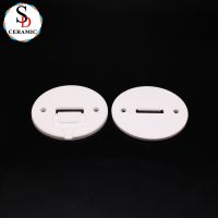 Customized Low Price 95% Alumina Al2o3 Ceramic Spacer Round Plate with Hole
