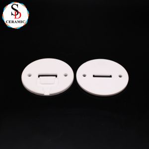 Customized Low Price 95% Alumina Al2o3 Ceramic Spacer Round Plate with Hole