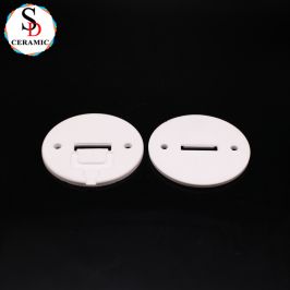 Customized Low Price 95% Alumina Al2o3 Ceramic Spacer Round Plate with Hole