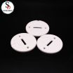 Customized Low Price 95% Alumina Al2o3 Ceramic Spacer Round Plate with Hole