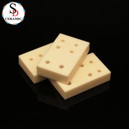 High-hardness Rectangle 99 Alumina Ceramic Block with Holes Al2o3 Ceramic Plate