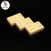 High-hardness Rectangle 99 Alumina Ceramic Block with Holes Al2o3 Ceramic Plate