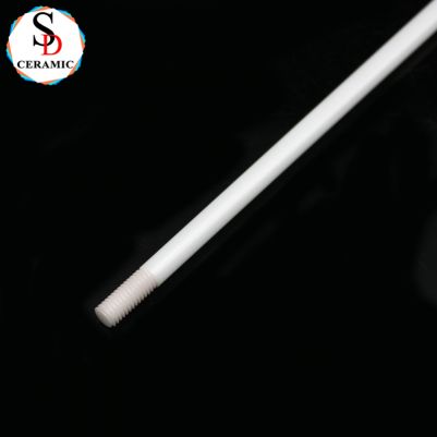 Customized Ceramic Plunger Zirconia Ceramic Threaded Ceramic Rod Zro2 Ceramic Rod