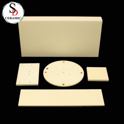 Custom 95 99 Al2o3 Alumina Ceramic Chip Round Plate Alumina Sheets