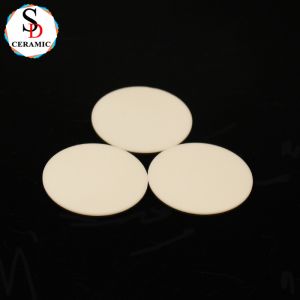 Custom 95 99 Al2o3 Alumina Ceramic Chip Round Plate Alumina Sheets