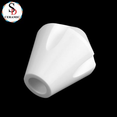 Customize Ceramic Alumina Ceramic Bushing Anti-oxidation Ceramic Parts for Electronic Semiconductor Industry