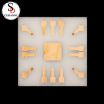 Thickness 1mm Alumina Ceramic Double-Sided Copper Clad Plate Al2O3 Metallized Sheet
